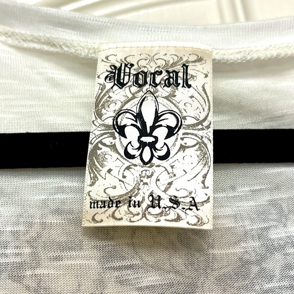 Nwot Vocal white and black swimsuit coverup, dress or tunic. Medium never worn - Picture 4 of 5